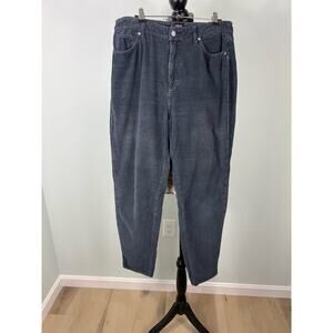 BDG Mom High Rise Gray Corduroy Jeans